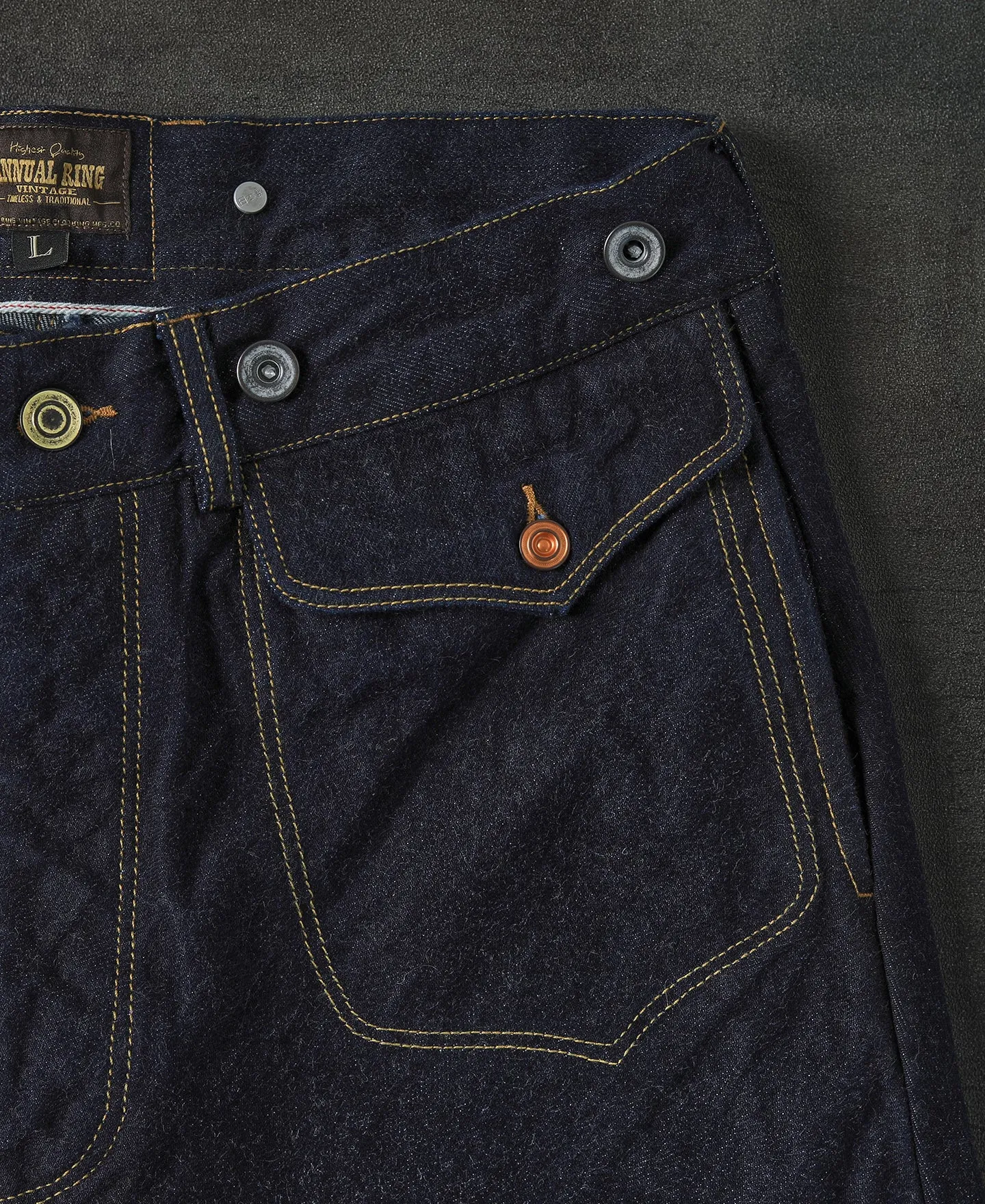 1879 Model Charles A. Jones Denim Railroad Work Trousers