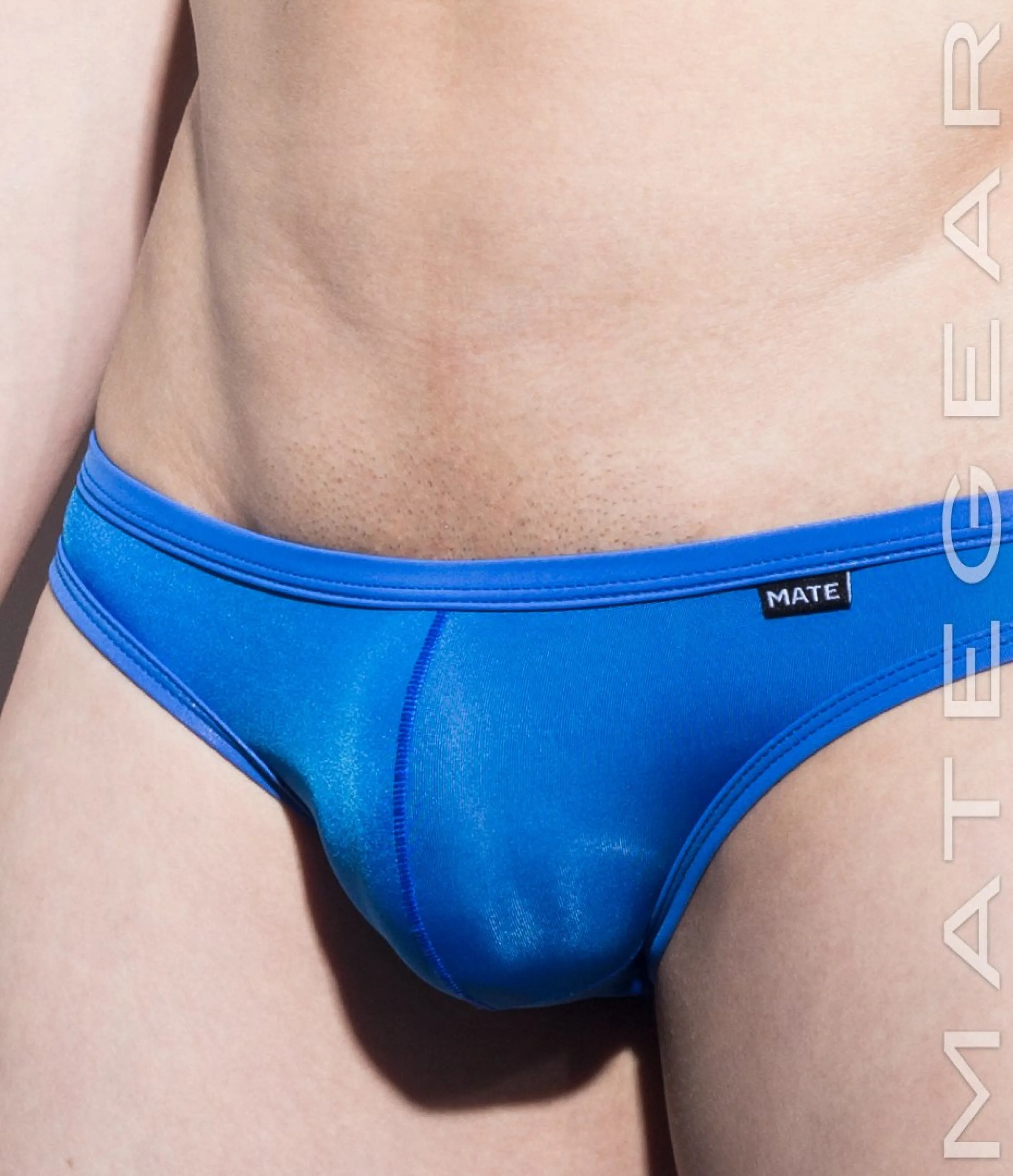 [2pc/Pack] Sexy Men's Underwear Mini Squarecut Trunks - Ran Kwang (Flat Front / Reduced Sides) (Ultra Thin Nylon Signature Series II)