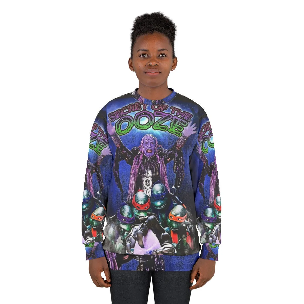 90s Ninja Turtles "The Secret of the Ooze" Mashup Sweatshirt