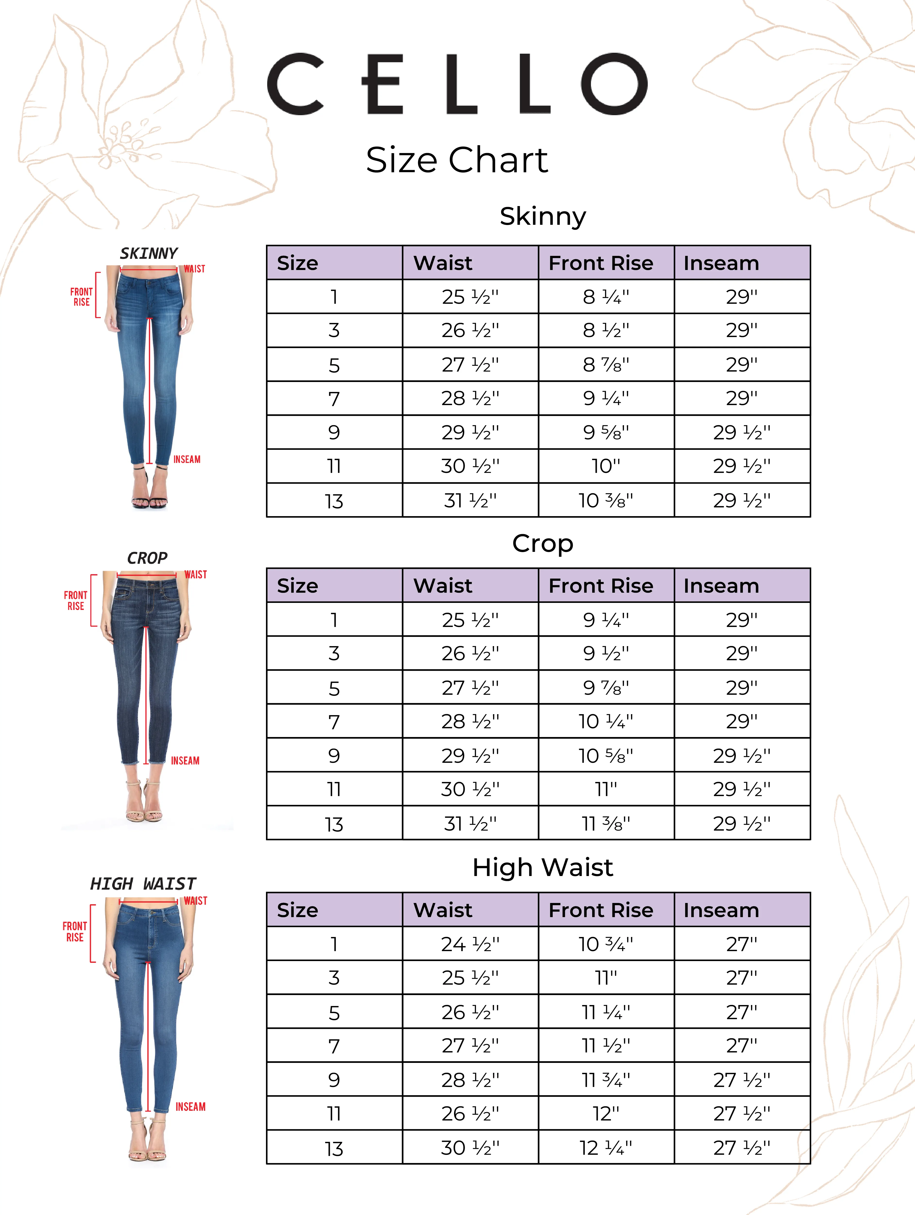 Addy High-Rise Skinny by Cello Jeans