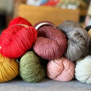 All Natural Sock Knitting Yarn in Wool/Ramie (100g 3-ply 300m)