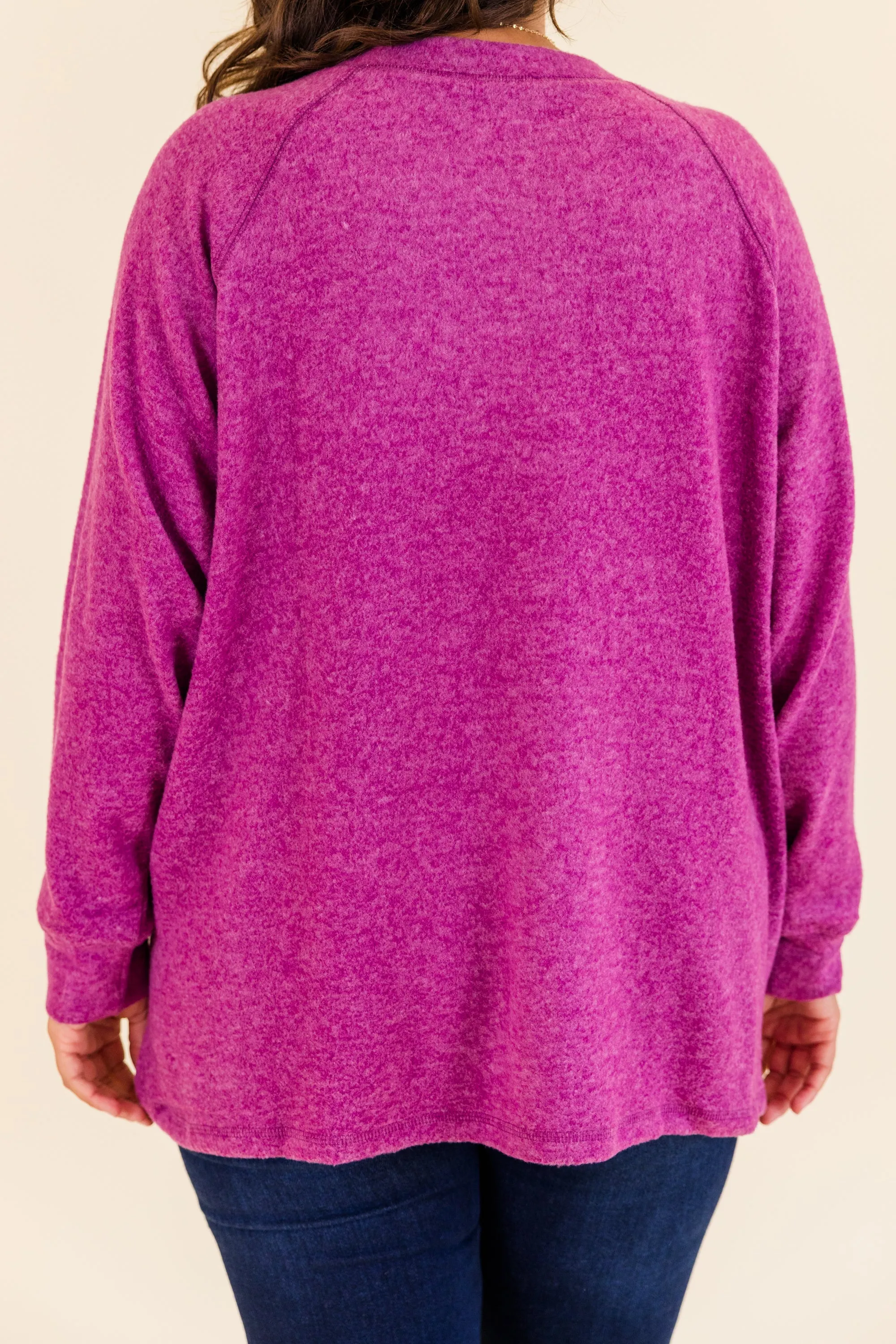 All The Feels Pullover, Light Plum