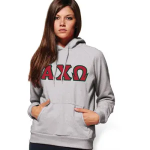 Alpha Chi Omega Hooded Sweatshirt  - G185 - TWILL