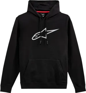 ALPINESTARS Ageless Pullover Hoodie - Black/Gray - 2XL 12125132010112X