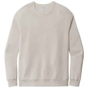 Alternative Apparel Men's Light Grey Washed Terry Champ Pullover