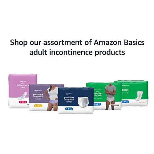 Amazon Basics Incontinence & Postpartum Underwear for Women, Maximum Absorbency, Medium, 60 Count, 3 Packs of 20 (Previously Solimo)