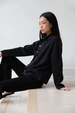 Aseedonclöud | Tea Garden Knit Jacket in Black