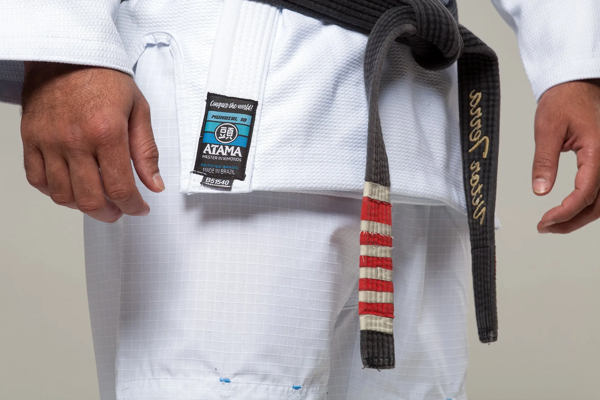 ATAMA WHITE MUNDIAL 10 BJJ KIMONO