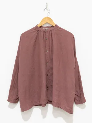 Azumadaki Ramie Linen Shirt - Pink Mocha