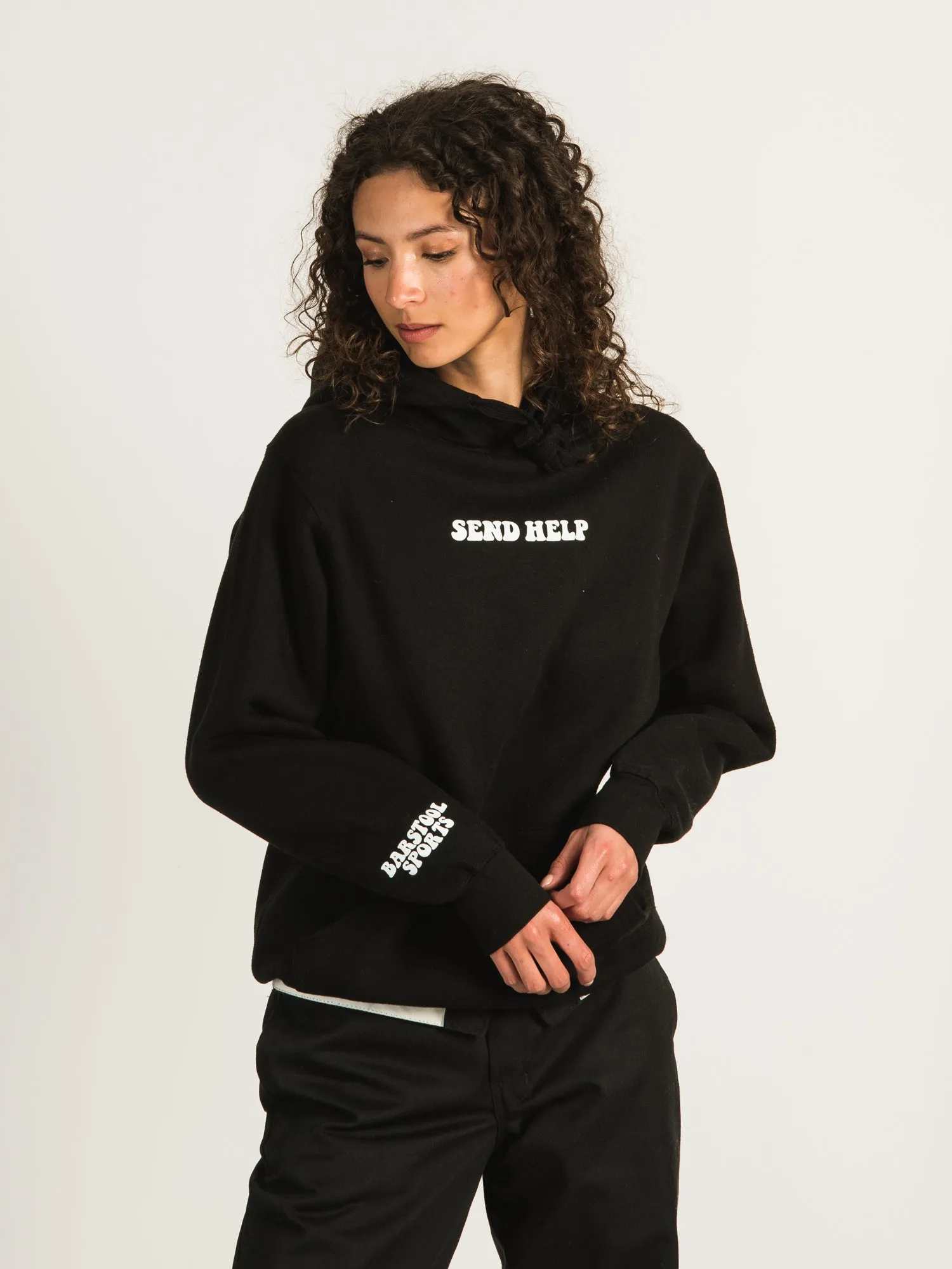 BARSTOOL SPORTS ROUGH NIGHT PULLOVER HOODIE  - CLEARANCE