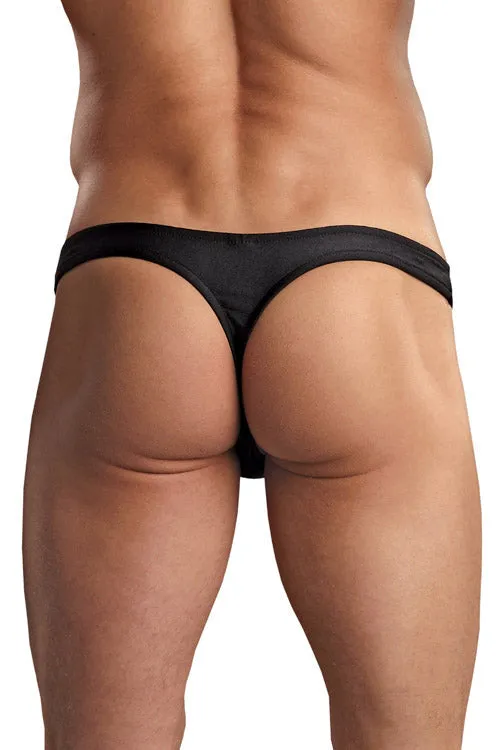 Black Euro Male Spandex Pouch Thong Underwear: A Stylish and Comfortable Choice for Men