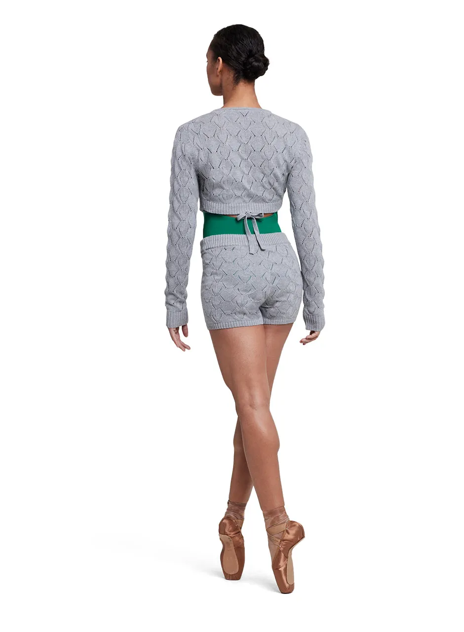 Bloch Knit Wrap Top