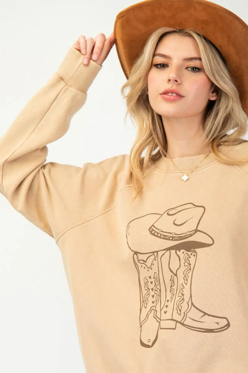 Boots Sweatshirt