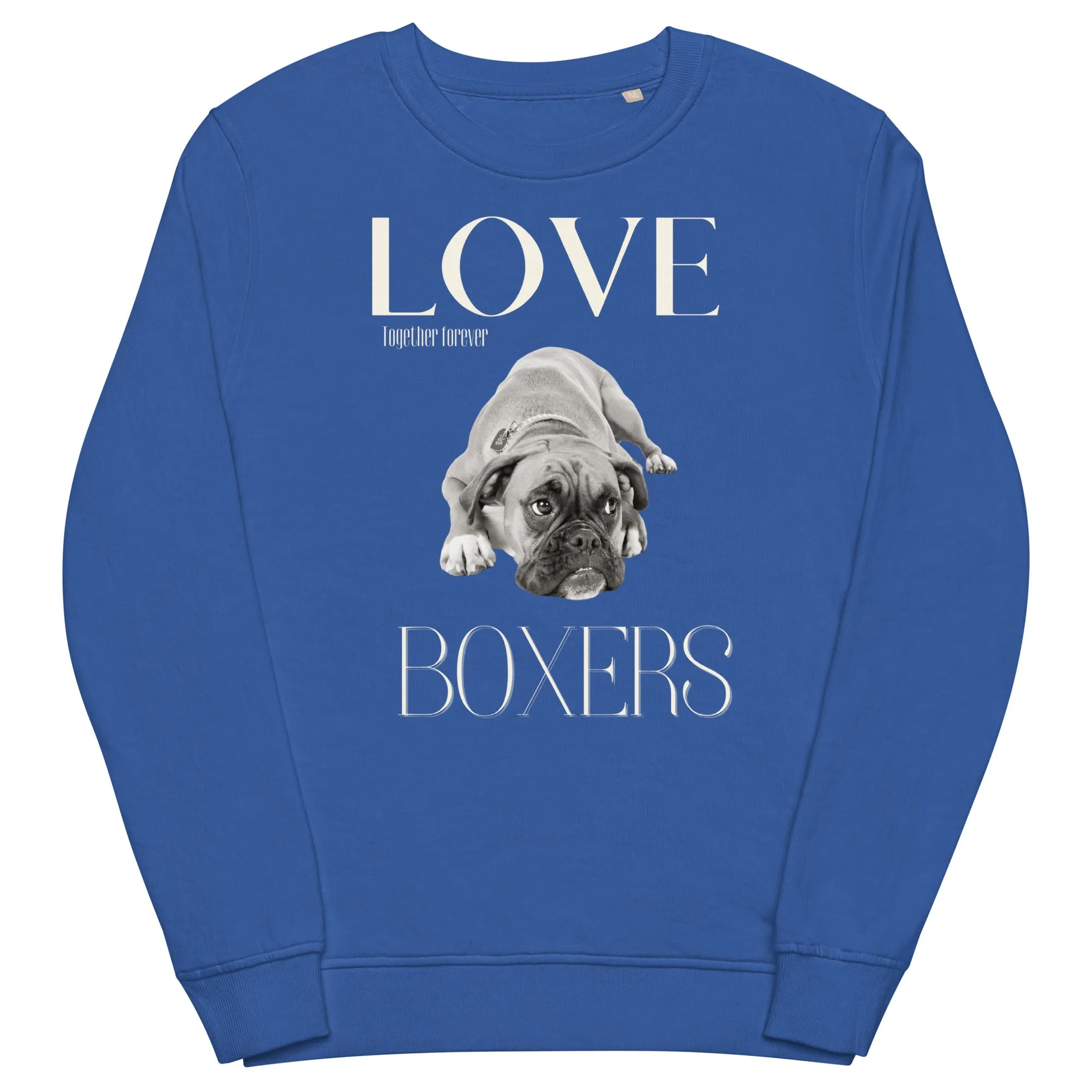 Boxer Dog Lovers organic sweatshirt