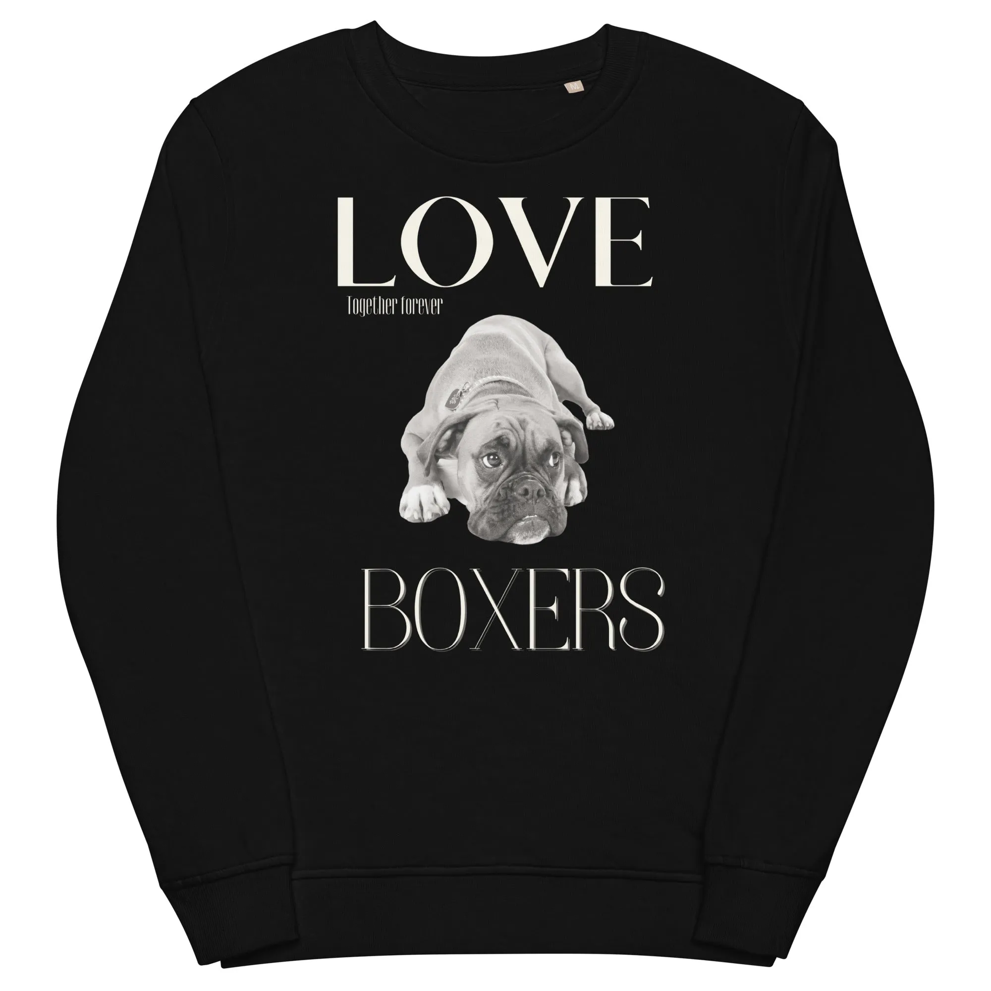 Boxer Dog Lovers organic sweatshirt