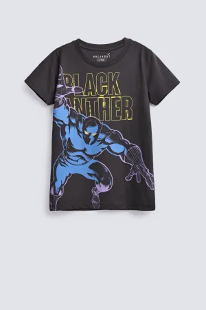 BOYS BLACK PANTHER TEE