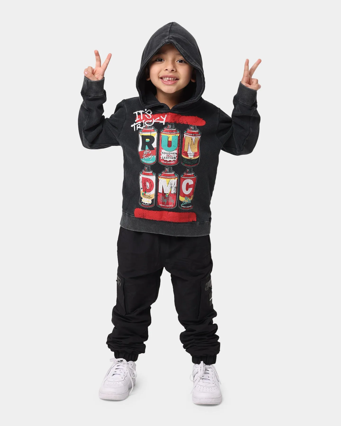 Bravado Kids' It's Tricky Run DMC Hoodie Black