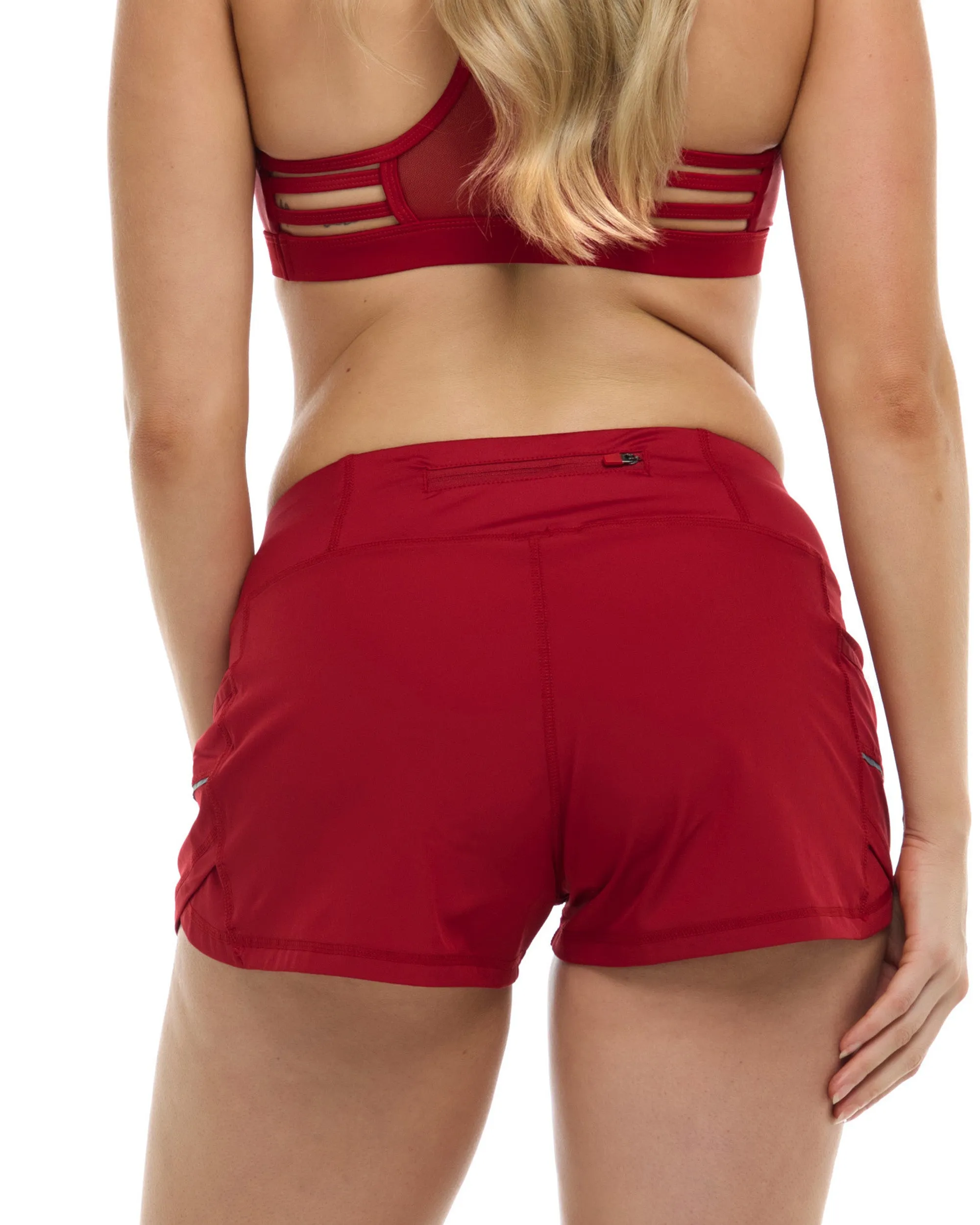 Buck Up Vapor Boardshort - Cranberry