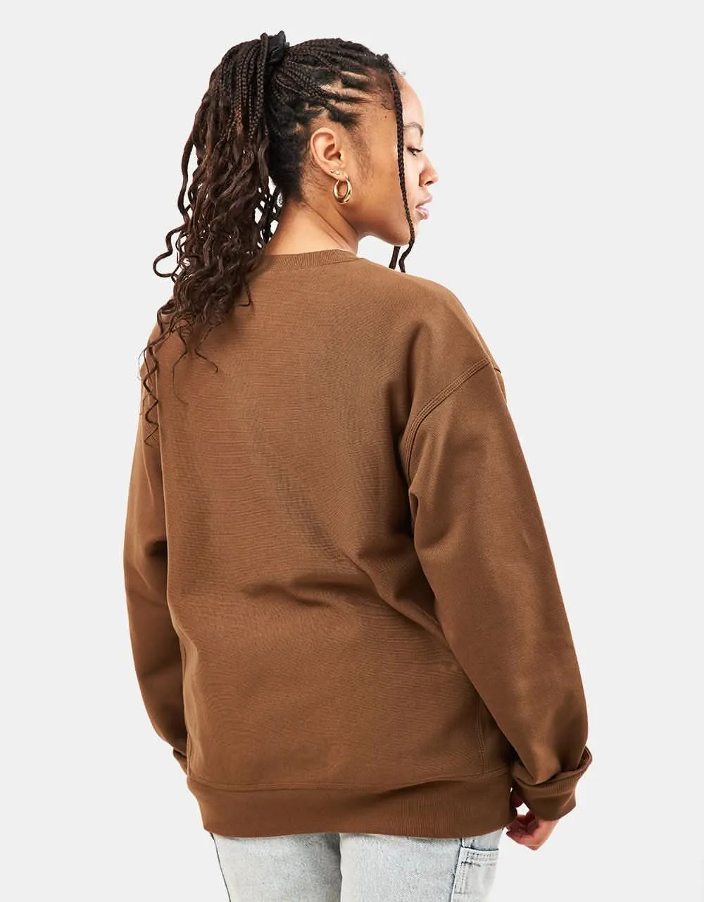 Carhartt WIP American Script Sweatshirt - Lumber