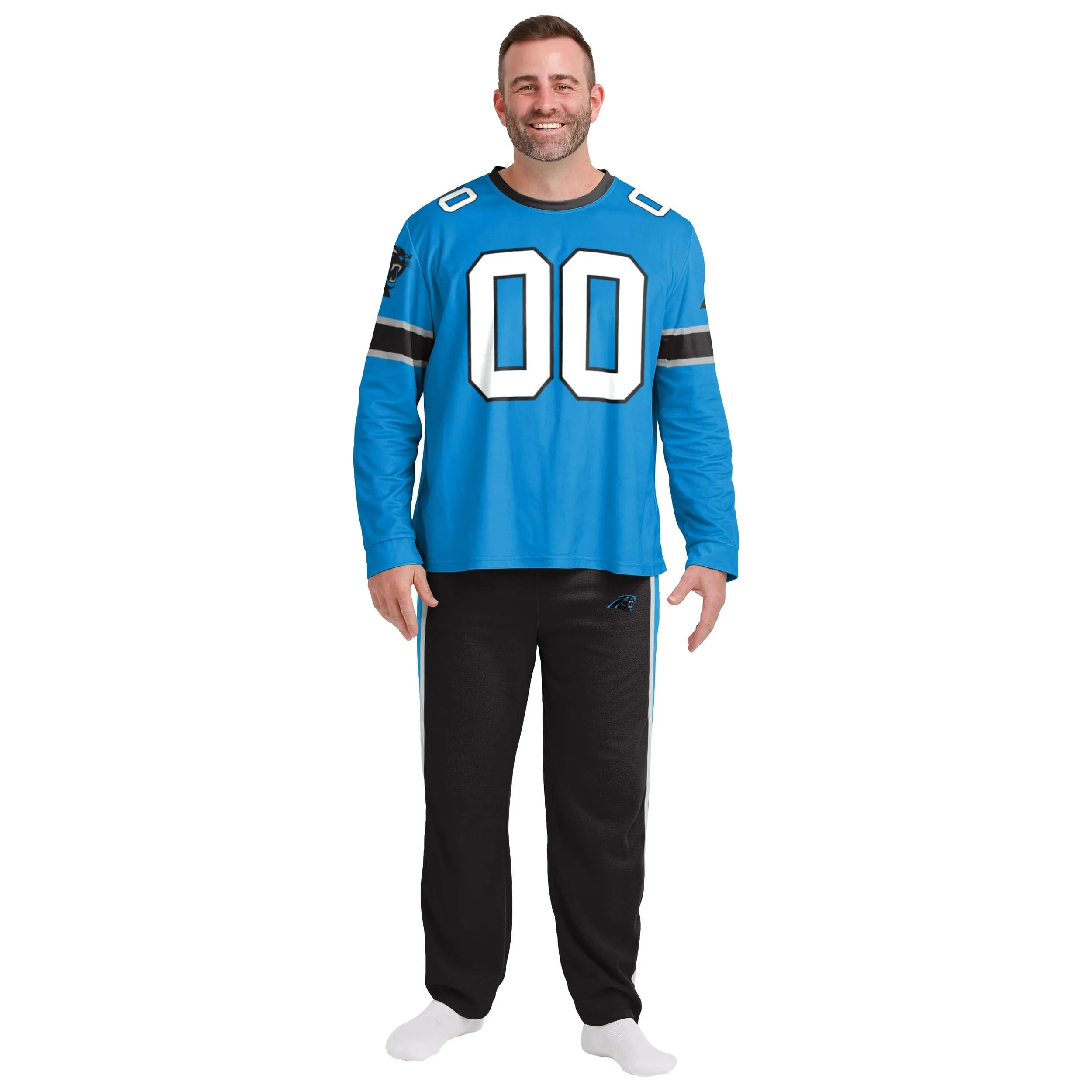 Carolina Panthers NFL Mens Gameday Ready Pajama Set