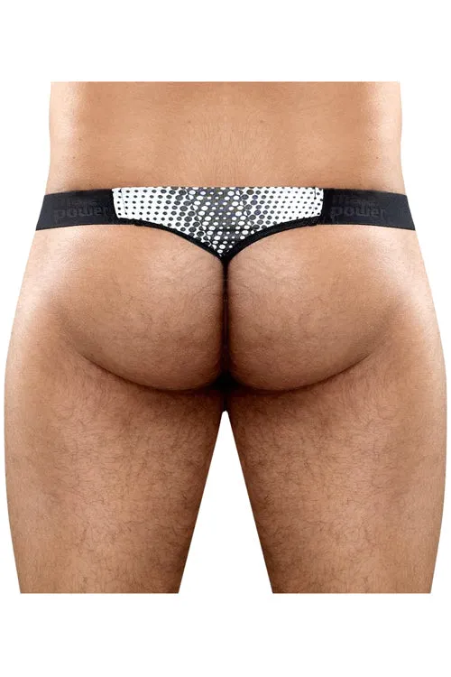 Clearance Sale: Premium Men's Microfiber Geometric Dot Thong Underwear