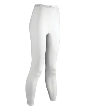 ColdPruf Women’s Authentic Wool Thermal Bottoms - Winter White