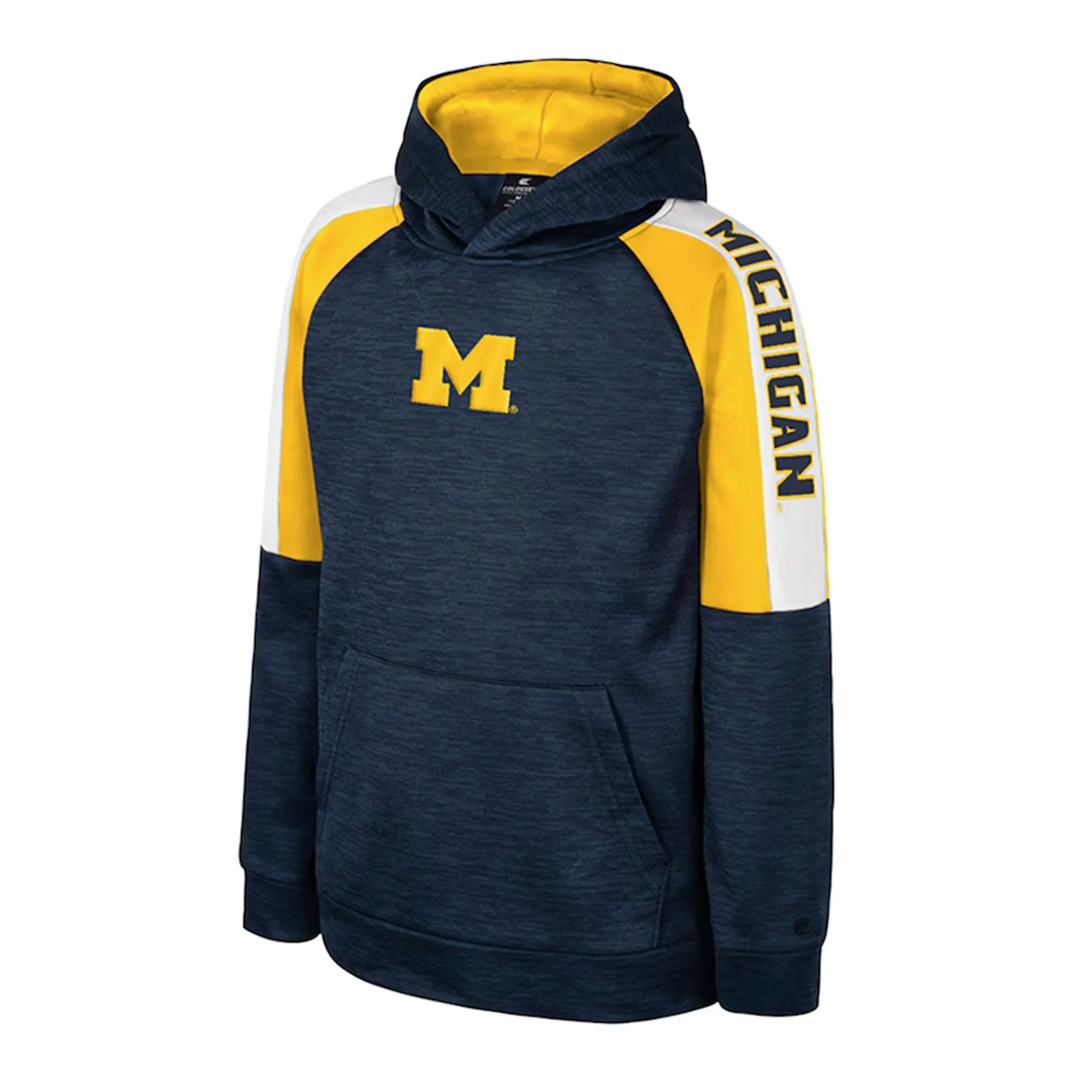 Colosseum Michigan Youth Rylos Pullover Hoodie