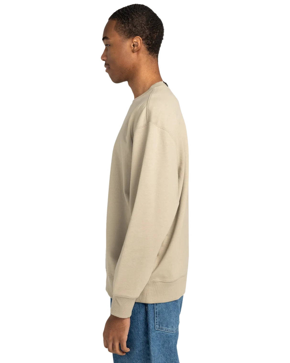 Cornell Cipher Crew Sweatshirt in Aluminum