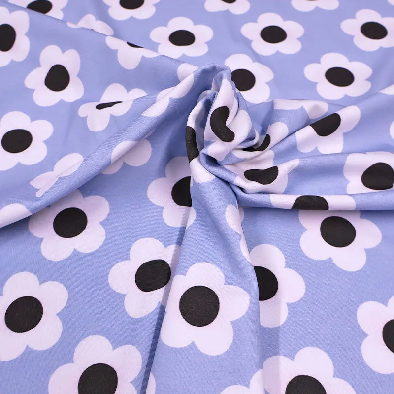 Cotton Jersey - Pale Blue - Smart Daisy