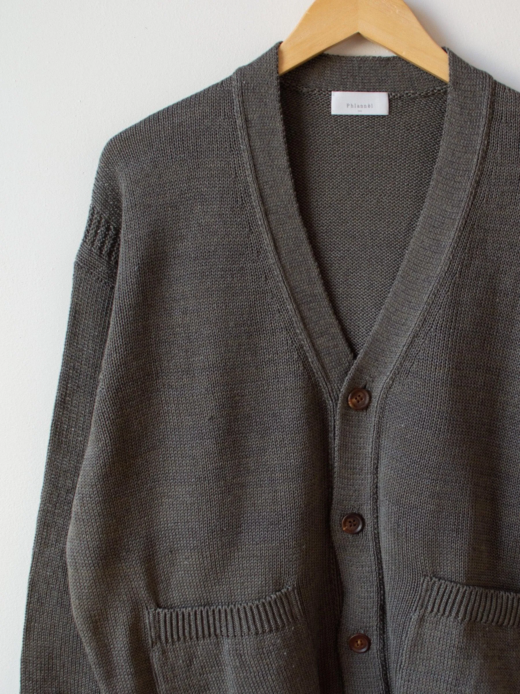 Cotton Linen Guernsey Cardigan