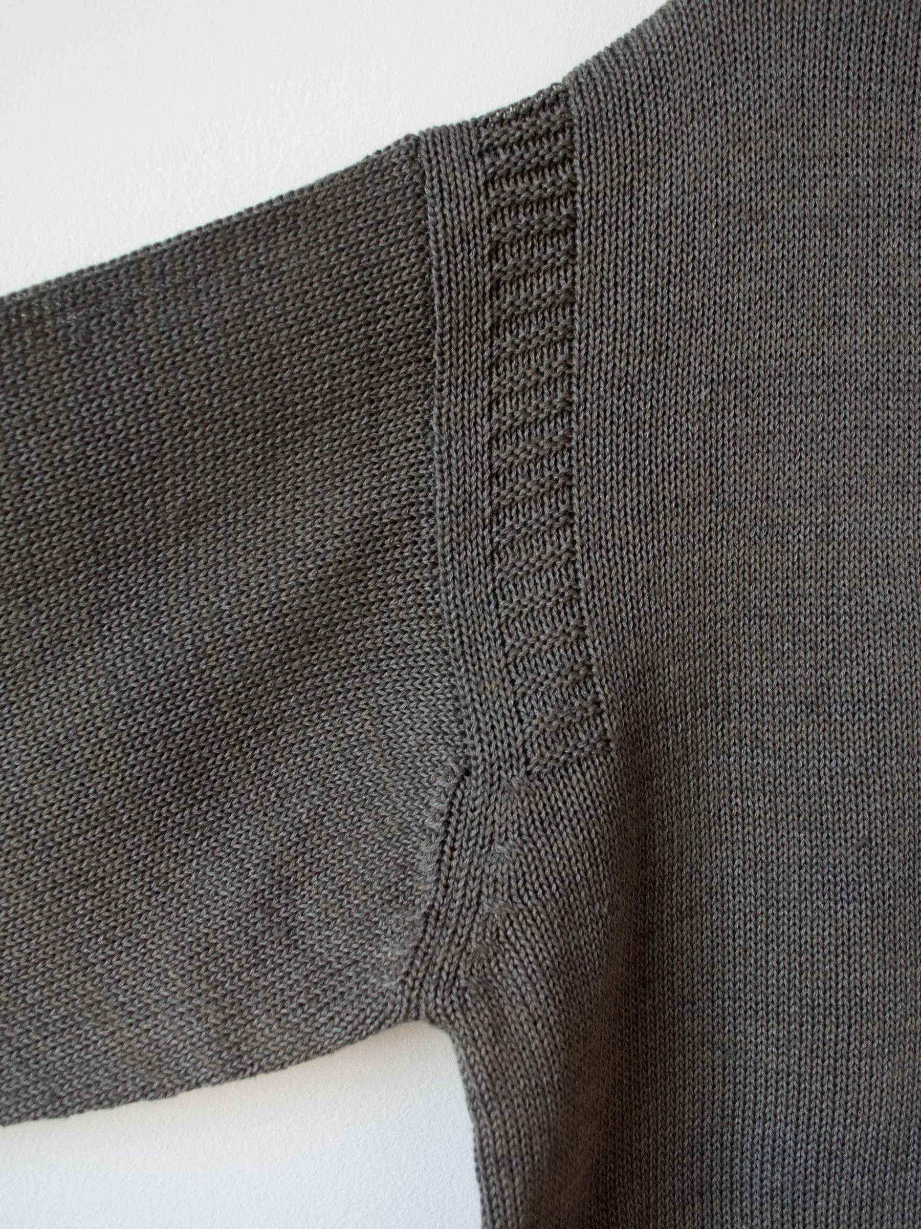 Cotton Linen Guernsey Cardigan