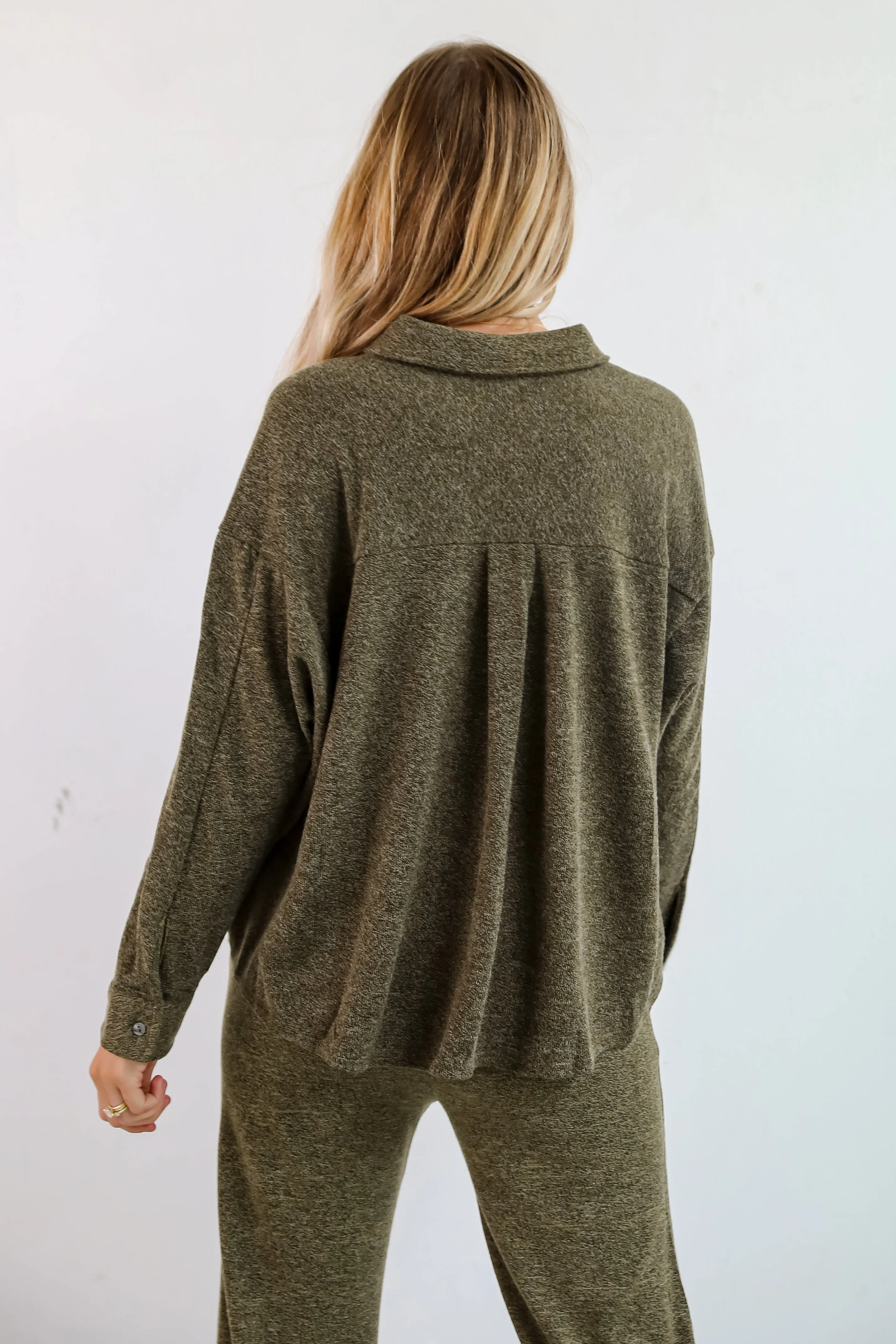 Coveted Coziness Olive Knit Top