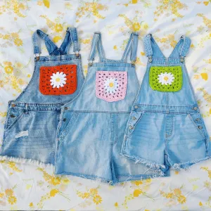 Crochet Daisy Overalls