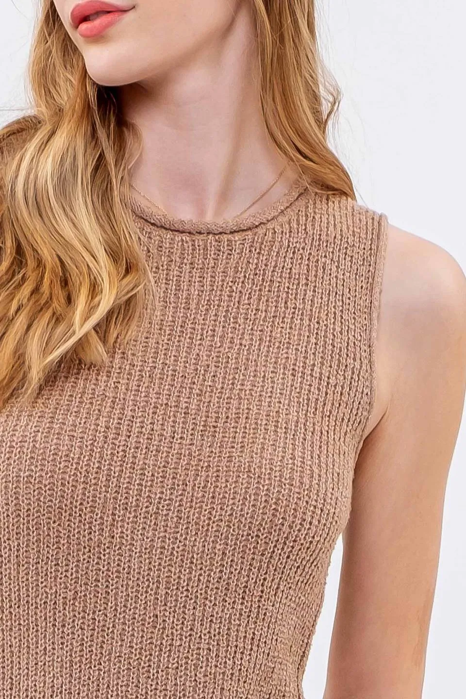 CROCHET SWEATER KNIT TOP