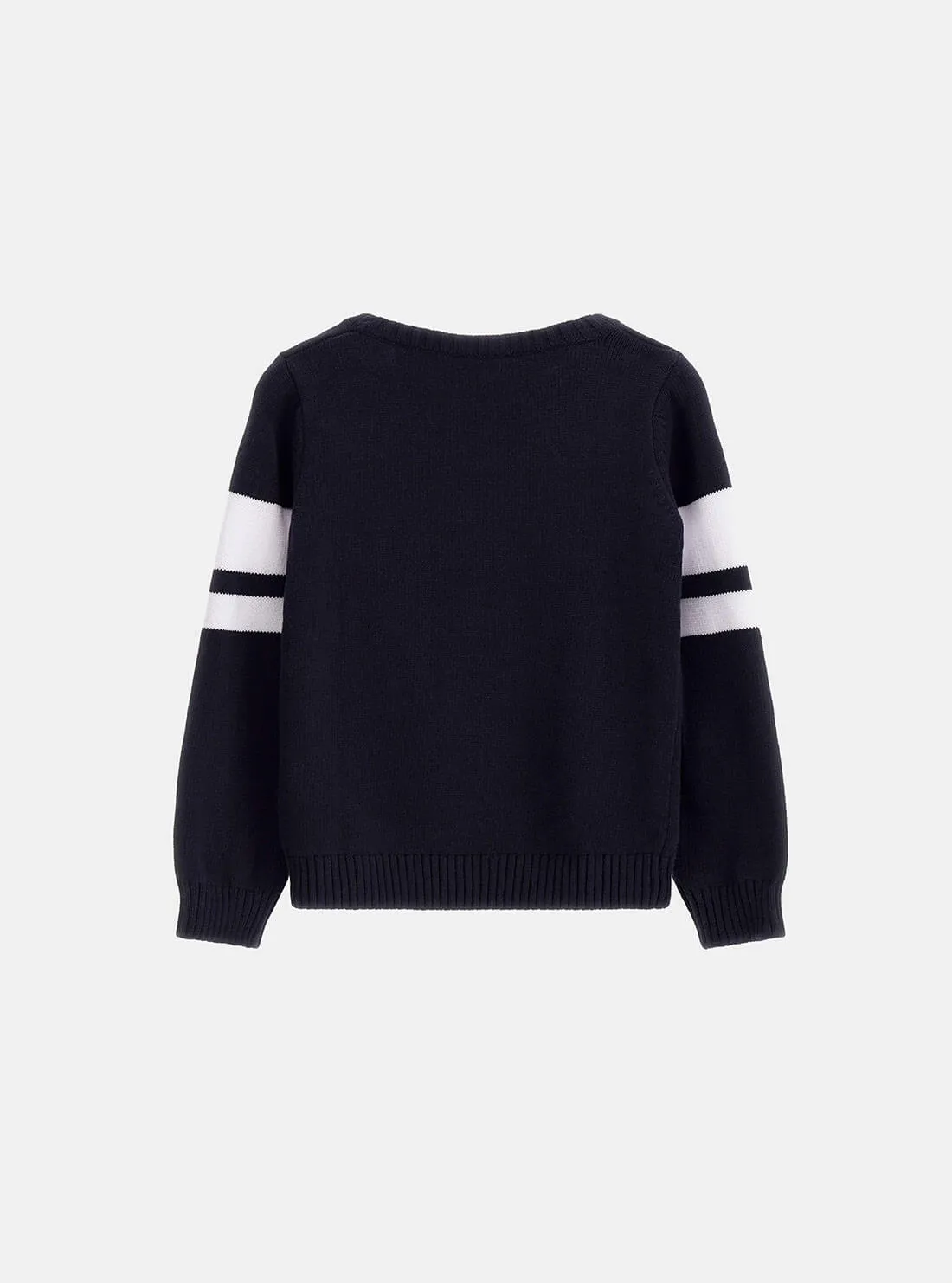 Dark Blue 1981 Logo Knit Top (7-16)