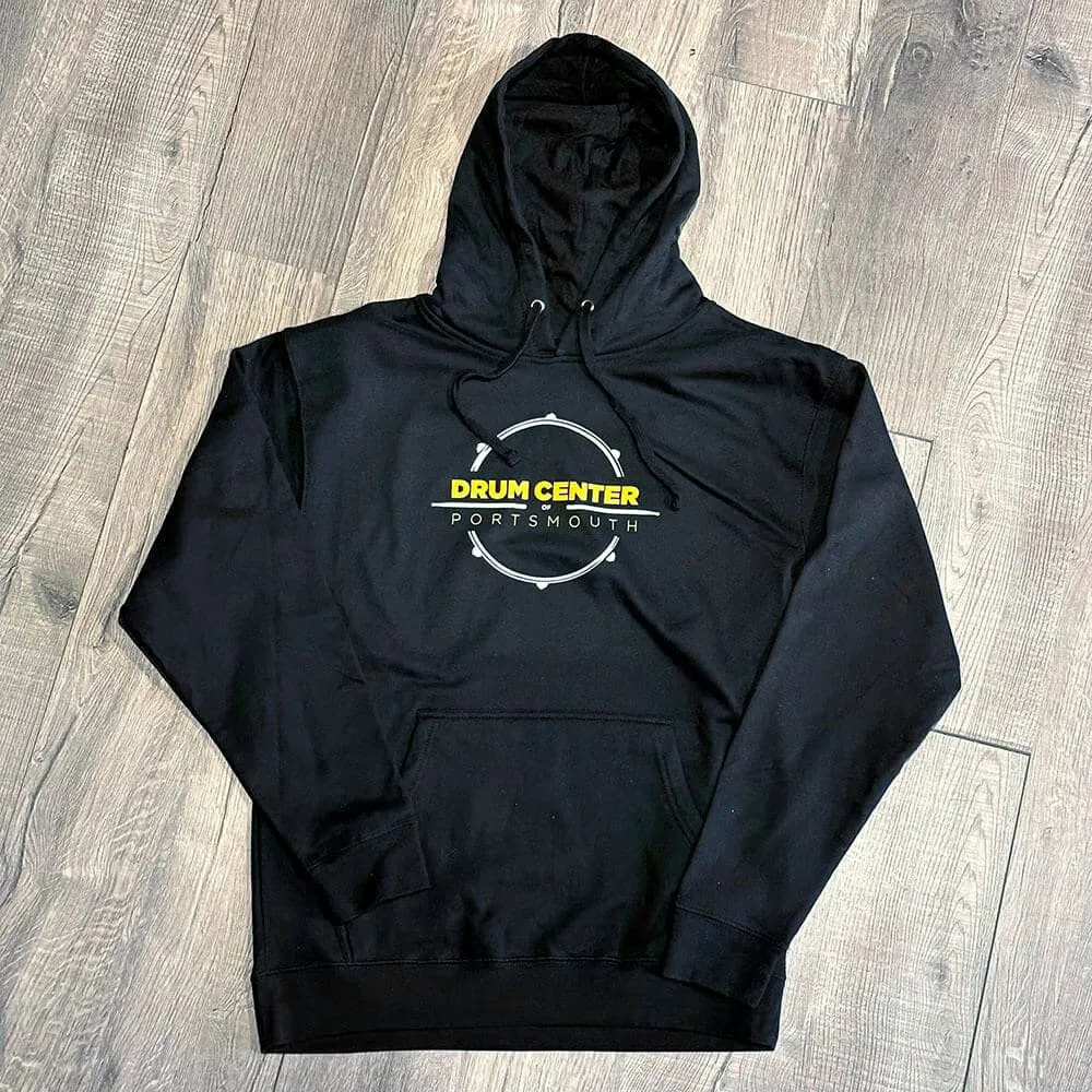 DCP Apparel : Hoodie, Black w/NEW Yellow/White Logo, Medium