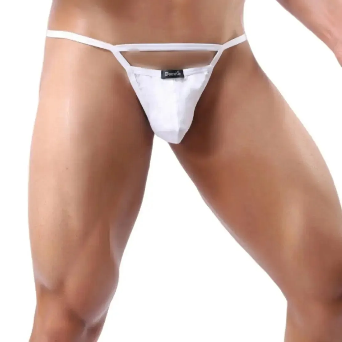 DomiGe Men's Modal Thong Sleek Pouch Skybridge Male T-Back