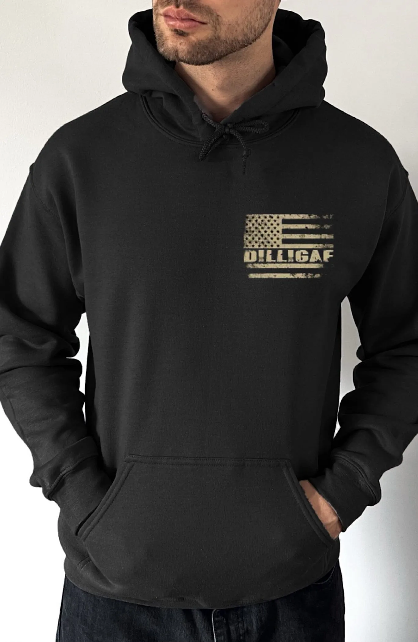 Duty, Honor, Dilligaf Pullover Hoodie