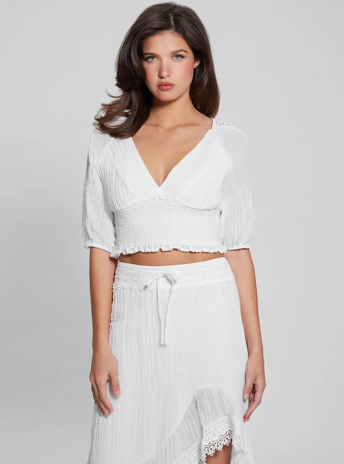 Eco White Ariana Top