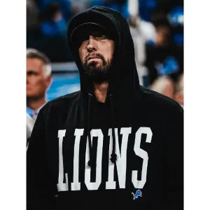 Eminem Detroit Lions Pullover Hoodie