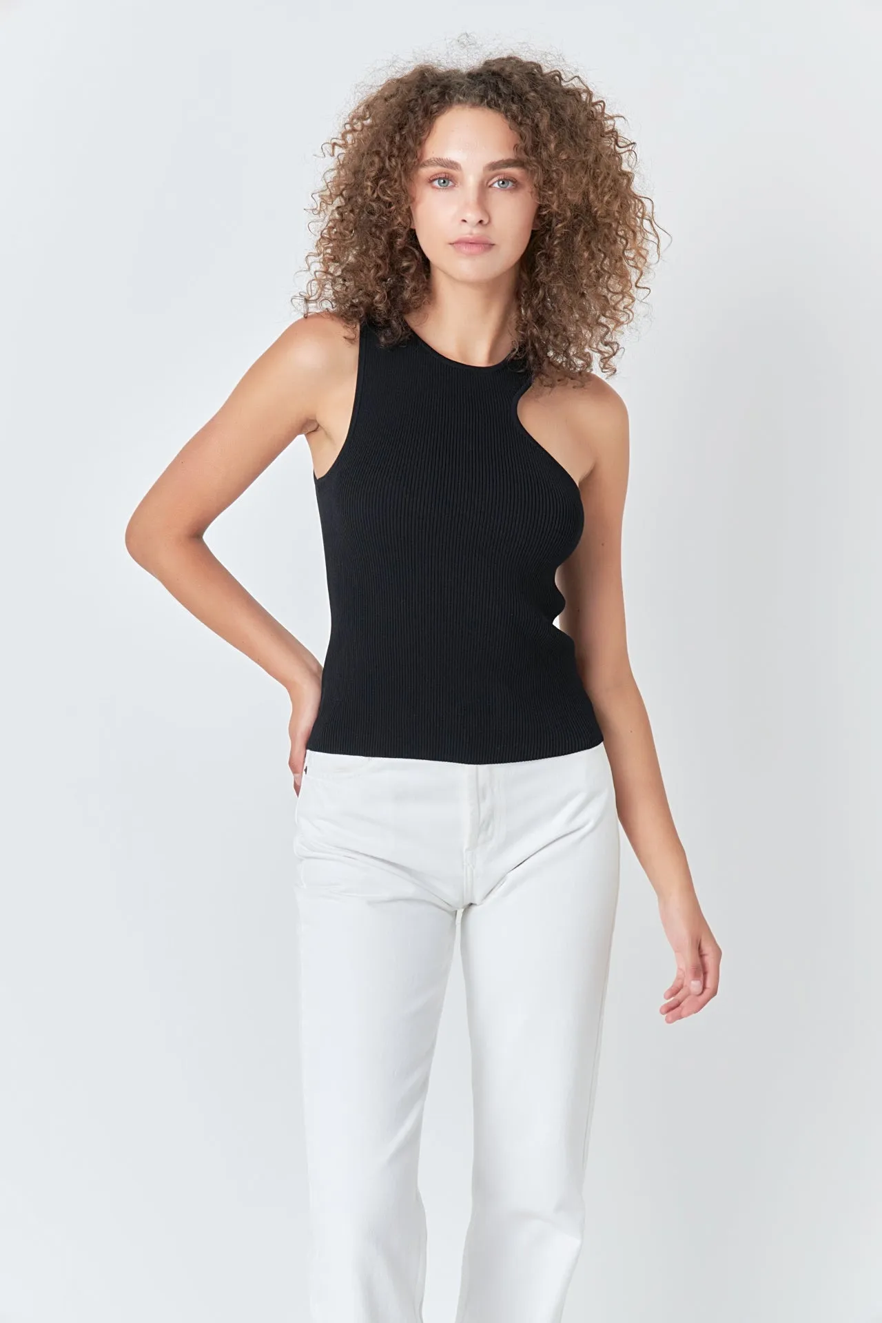 Endless Rose - Cutout Knit Top