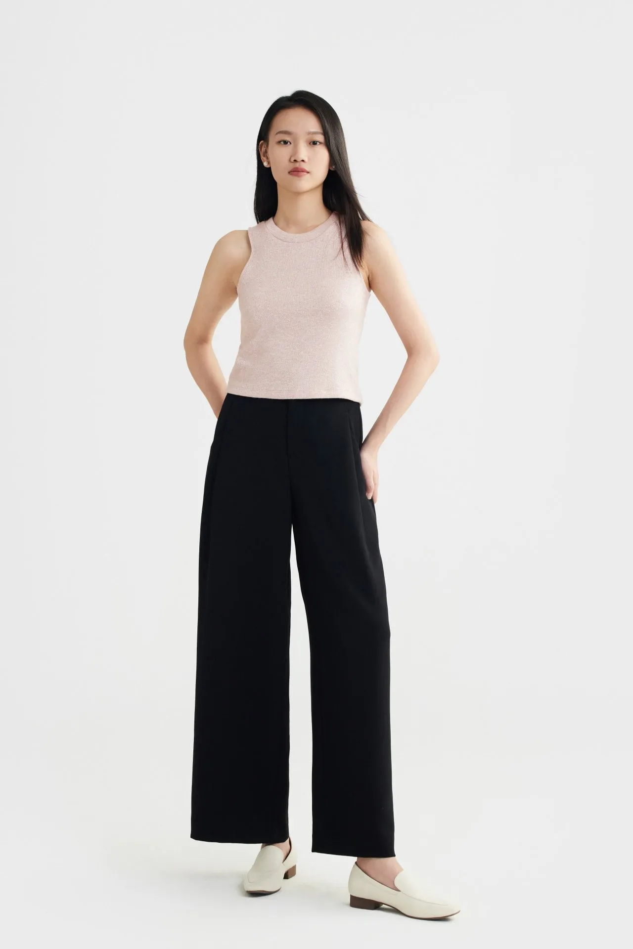 Essential Basic Knit Cropped Top