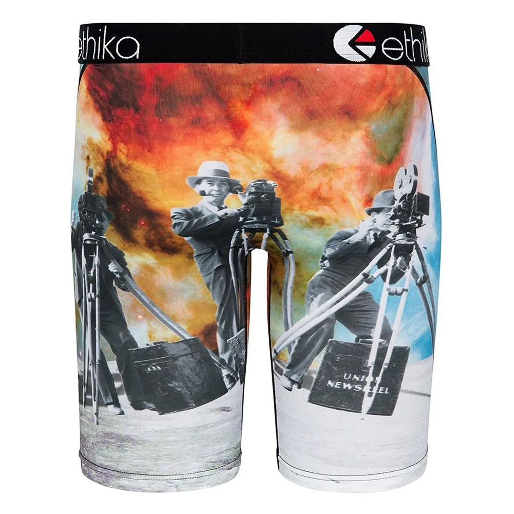 Ethika Mens Multicolored Staple Polyester Soft 4-Way Stretch Fabric Underwear - UMS691-AST-S