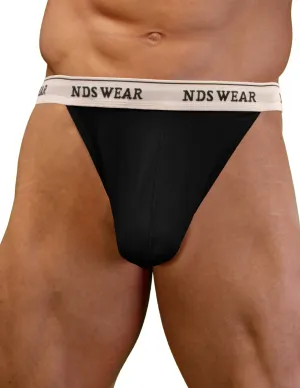 Exclusive SALE!: NDS Wear Men's Stretch Cotton Brazilian Thong in Black