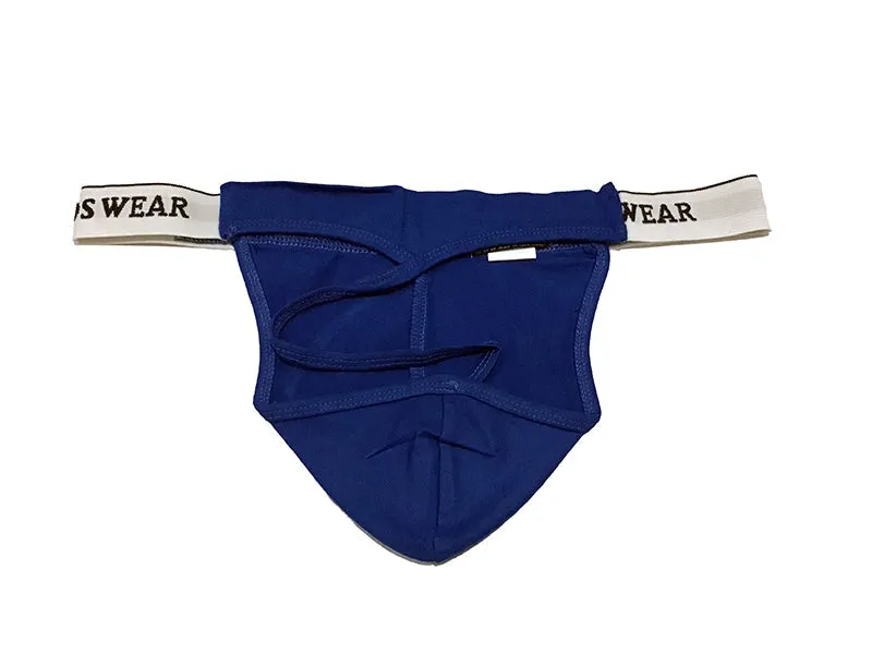 Exclusive SALE!: NDS Wear Men's Stretch Cotton Brazilian Thong in Royal Blue