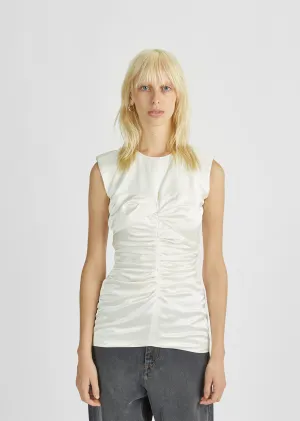 Ezer Ruched Sleeveless Top