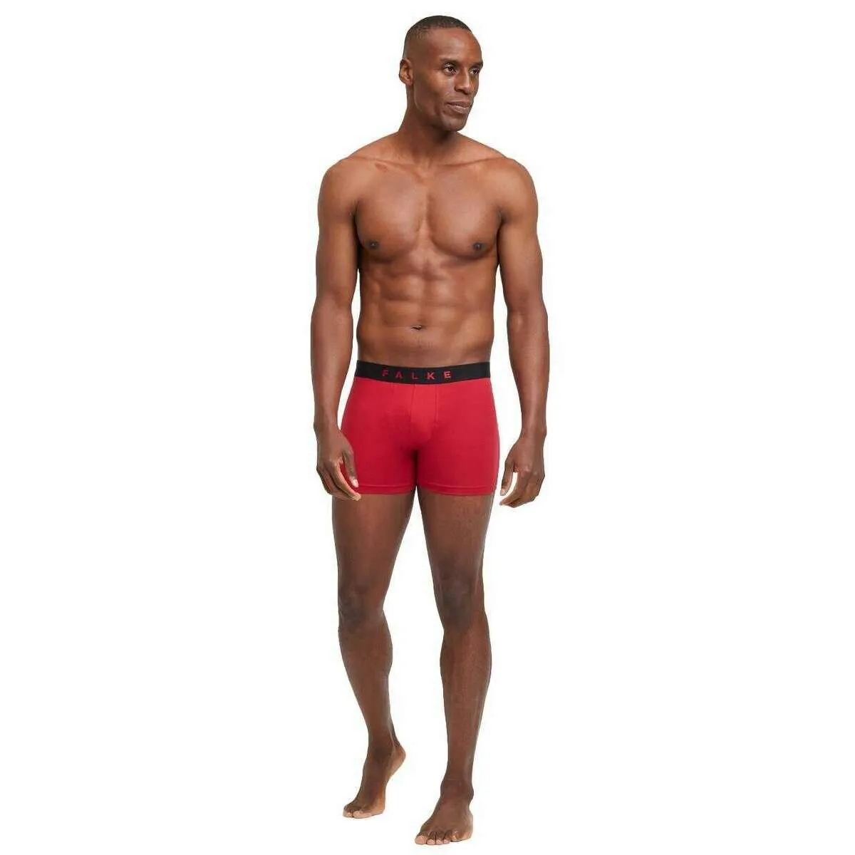 Falke Daily Comfort 2 Pack Boxer Brief - Black/Red