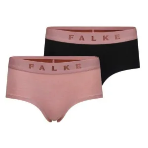 Falke Daily Comfort 2-Pack Hipster Brief - Black/Light Pink