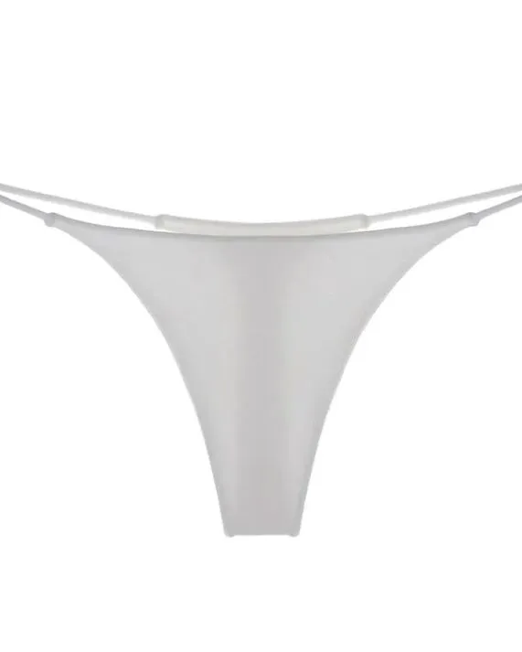 Female Solid Color T-back Thong