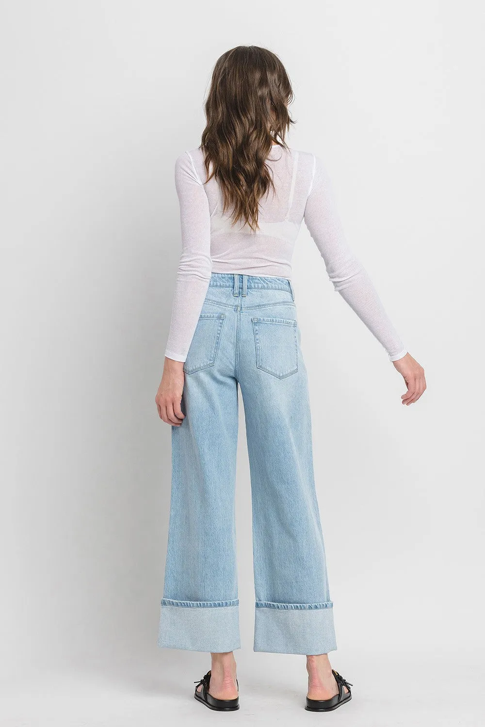 FM Wide Leg w/Cuff Denim